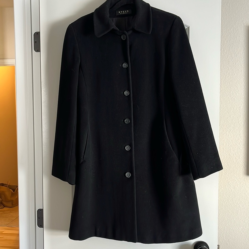 Steve by Searle Cashmere Blend Dress Coat